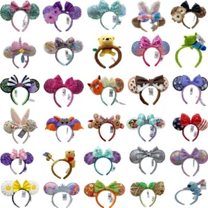 Loungefly Disney Parks Evil Queen Mermaid Ariel Christmas Ears Bow Headband - Picture 1 of 74
