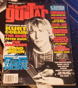 1994 ALTERNATIVE GUITAR - Premier Issue - KURT COBAIN, The EDGE, PETER BUCK + - Picture 1 of 6