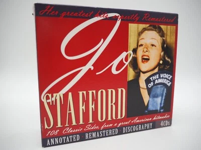 Jo Stafford 108 Classic sides from a great American hit maker 4CDs As New - Image 1 of 3