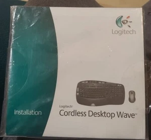 NEW Installation Guide/Software CD: Logitech Cordless Desktop Wave - Picture 1 of 2