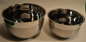 JUEGO DE 2 CUENCOS MEZCLADORES DE ACERO INOXIDABLE 1.5 LITROS Y 3 LITROS - Imagen 1 de 3