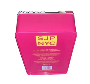 New SJP NYC empty rectangle tin 21.5 x 14 x 7cms - Picture 1 of 3