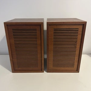 Altavoces estéreo de estantería Sonotone Solent Teak vintage de alta fidelidad de 8 ohmios - Imagen 1 de 15