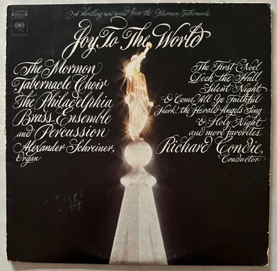 The Mormon Tabernacle Choir - Joy To The World - EX 1970 CBS vinyl LP- CHRISTMAS - Image 1 of 4