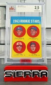 1963 Topps #537 Rookie Stars mit Pete Rose RC Rookie - Beckett BVG 2.5 - Bild 1 von 3
