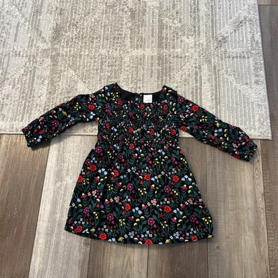 Vestido Hanna Andersson Ditsy Floral Manga Larga Colorido 100 Cm 4 Foto 1 de 4