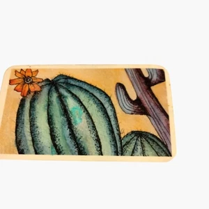 Kaktus Illustration Kunst Karte Südwesten Grün Handwerk Junk Journal Sammelalbum - Bild 1 von 3
