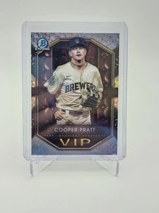 2025 Bowman COOPER PRATT VIP Insert Card VIP-15 mini diamond refractor /150 - Picture 1 of 2