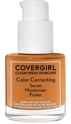 COVERGIRL Color Correcting Serum Moisturizer Primer For Deep Skin Tones NEW - Image 1 of 4