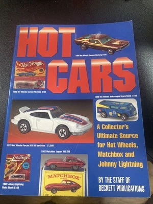 HOT Cars Collector's Book : Hot Wheels, Matchbox & Johnny Lightning Beckett Publ - Image 1 of 4
