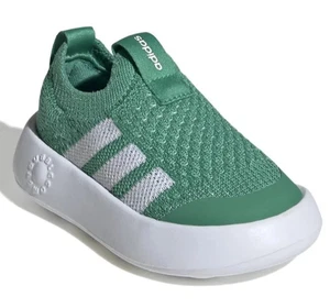 Girl's 6 K Athleisure adidas Bubblecomfy Slip On Green Infant JI1608 New / Box - Picture 1 of 9