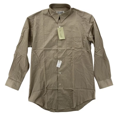 Camisa de vestir informal Tona Hasegawa para hombre mediana con botones hecha en Japón Foto 1 de 4