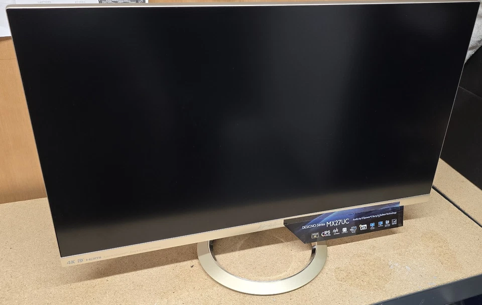 Asus Designo Series MX27UC LCD Monitor 27" 4K UHD Screen MX27U Faulty - Image 1 of 4
