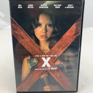 X (DVD, 2022) Mia Goth, Jenna Ortega, Brittany Snow - Horrorfilm - A24 - Bild 1 von 9