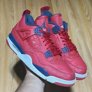 Size 11- Men’s Nike Air Jordan 4 Retro FIBA Red White CI1184-617  RARE clean ⭐️ - Picture 1 of 12