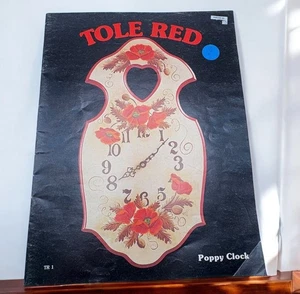 Tole Red Decorative Painting Pattern Booklet by Annie Richardson Home Projects - Picture 1 of 11