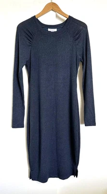 MOTHERHOOD NWT Knee Length Knit Dress SM Teal Blue Maternity - Image 1 of 4