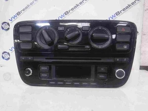 Volkswagen UP 2011-2017 Radio Cd Player AUX + Heater Controls Gloss Black - Picture 1 of 2