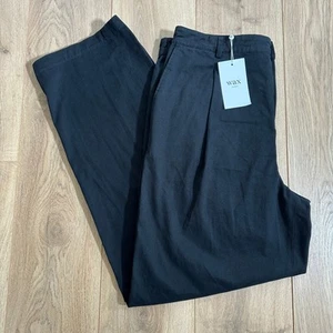 Pantalón Wax London Milo 34 negro sarga de algodón - Imagen 1 de 13