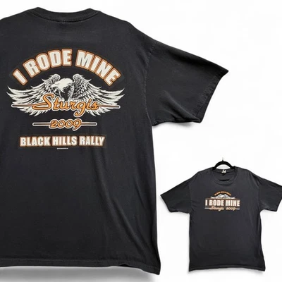 Рубашка мужская Sturgis Black Hills Rally 2009 размер XL (подходит как тонкая большая) I Rode Mine - Изображение 1 из 4