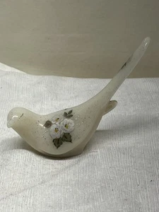 Fenton Romance Collection Long-Tail Bird Hand Painted Artist Signed In The USA - Picture 1 of 7