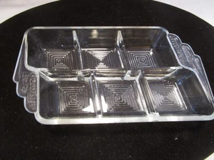 Vintage Beauty Bake Clear Glass Bake Pan Muffins Cornbread embossed handles 1950 - Picture 1 of 11