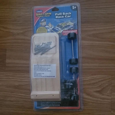 Lowes Pull Back carro de corrida construir e crescer idades 5+ construção #62585 novo frete grátis - Imagem 1 de 2