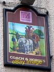 Photo 6x4 Sign for the Coach and Horses Milnthorpe A common pub name in a c2010