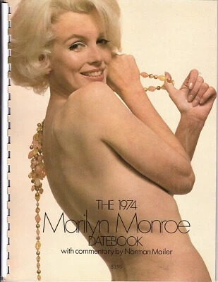 El calendario Marilyn Monroe 1974, comentario de Norman Mailer sin cubierta antideslizante (j - Imagen 1 de 4