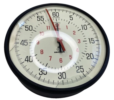 American Time and Signal T54BHAA401 即时复位间隔计时器 破损玻璃 — 第 1/4 张图片