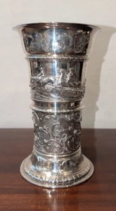 Fine Antique Horse Racing Trophy Silver Plate 9 1/2" High Equestrian - Picture 1 of 14