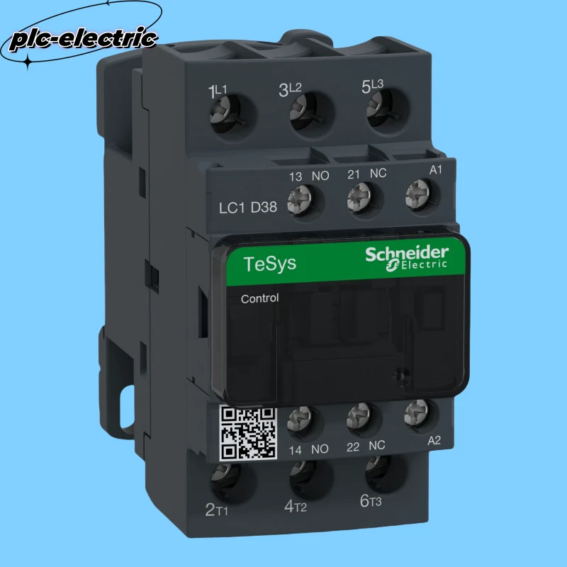 LC1D38B7 NEW Schneider IEC contactor 38A, 20HP at 480VAC, 24VAC 50/60Hz coil - Image 1 of 1
