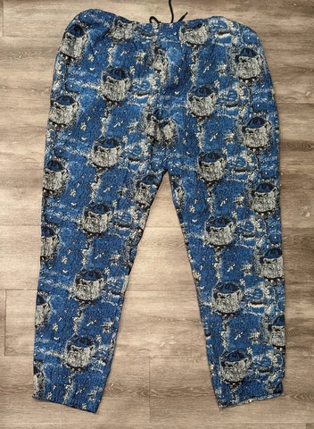 Vintage 90s Georgetown HoyasApex One Varsity athletic casual Pants Cover