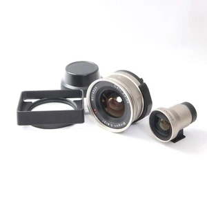 [Near MINT w/ Hood] Contax Carl Zeiss Biogon T* 21mm f2.8 Finder GF-21 G1 G2 - Picture 1 of 14