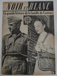 HISTORY OF THE CASTRIES FAMILY BLACK & WHITE COVER #481 from 1954 - Picture 1 of 1