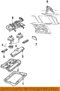 FORD OEM 86-92 Aerostar Console Overhead-Display Unit E99Z10E848AR - Bild 1 von 1