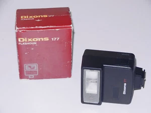 Unidad pistola flash cámara Dixons 177 de colección sin probar 8,5 cm en caja original - c9 - Imagen 1 de 12