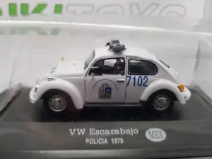 Volkswagen Maggiolino Polizia Mexico Edicola 1/43 Con Scatola - Foto 1 di 1
