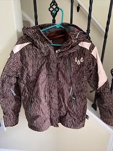 686 Smarty Women's XSmall Nylon Ski Snowboard Hooded jacket 2 In 1 - Picture 1 of 11