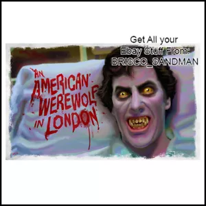"Magnete frigorifero divertente da frigorifero lupo mannaro americano londra ""David & logo Artwork" - Foto 1 di 3