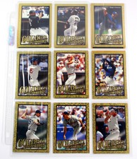 1999 Fleer Tradition D'Oro Ricordi Baseball Set IN Raccoglitore Fogli (1-15)