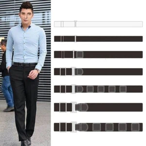 Adjustable Shirt Stay Belt Non-slip Lock Belt For Men Women - Picture 1 of 19