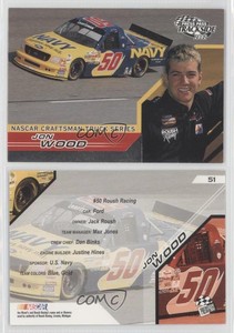 2002 Press Pass Trackside Jon Wood #51 Rookie RC