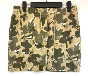 Willi Smith Skirt - Womens Size 6 Green Camouflage - Drawstrings Pockets (1858) - Picture 1 of 19