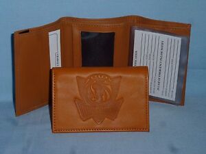 DALLAS MAVERICKS  Leather TriFold Wallet  NEW!  tan  bb
