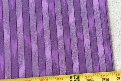 18" Long, Vintage, Purple Striped Quilt Cotton, P3788 - Image 1 of 4
