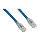 Cat6 Blue Copper Ethernet Patch Cable, Clear Finger Boot,15 feet