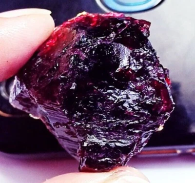 Ópalo de fuego mexicano rojo natural áspero 148,40+ quilates piedra preciosa suelta con regalo gratis Foto 1 de 4