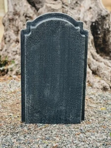 H- Faux Finished Blank Realistic Tombstone Gravestone DIY Paint, Carve - Bild 1 von 12