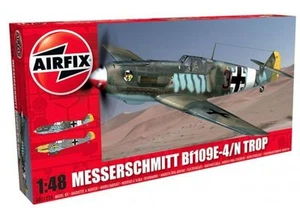AIRFIX KIT 1:48 AEREO MESSERSCHMITT Bf109E-4/N TROP ART 05122A SERIE 5 - Foto 1 di 1